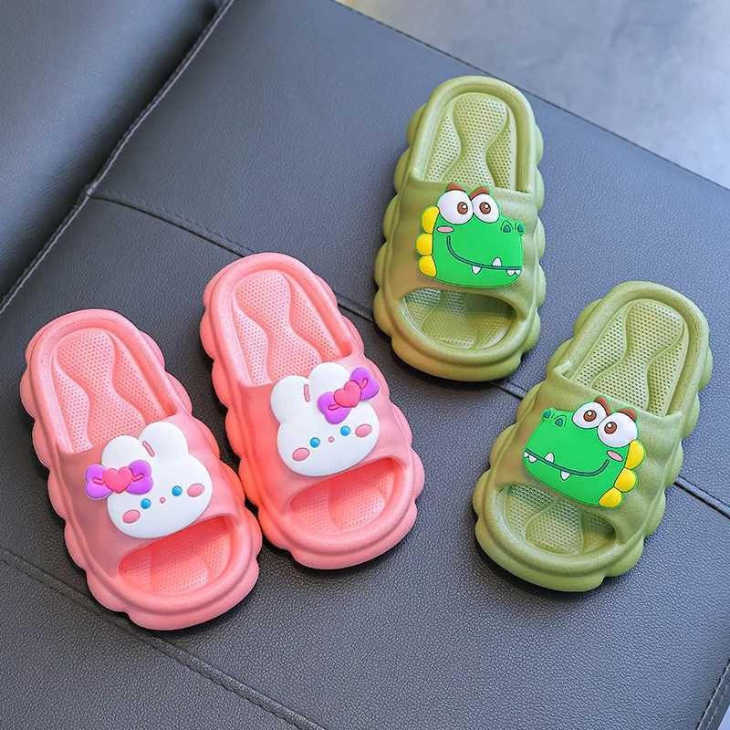 Summer Childrens Sandals Mens and Womens Indoor Non-slip Soft-soled Home Childrens SandalsT250311