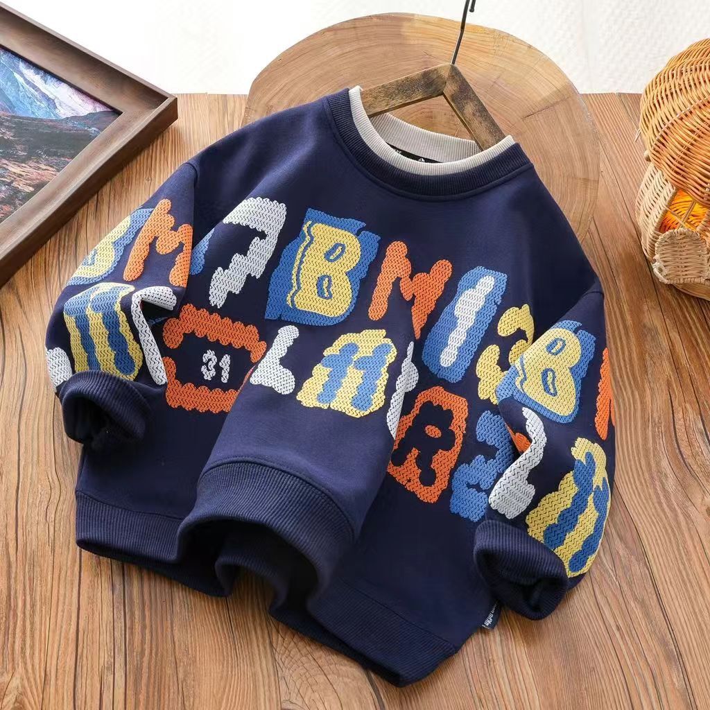 Ddmyshoesvip Boys Hoodie For New Style Spring Clothing Handsome Stylish Medium Large Children S Korean Version Autumn Fashionable And Cool