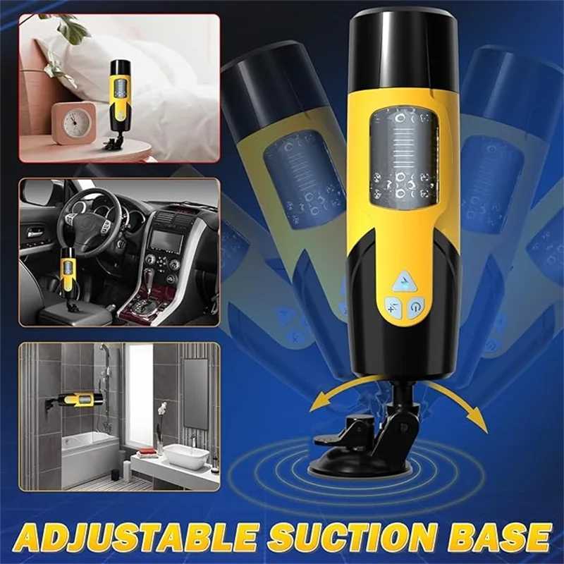 Automatic Thrusting Male Masturbator Vibration Penis Blowjob Machine Masturbation Cup Pocket Pussy Sex toy Men Adult Products 18 W250311