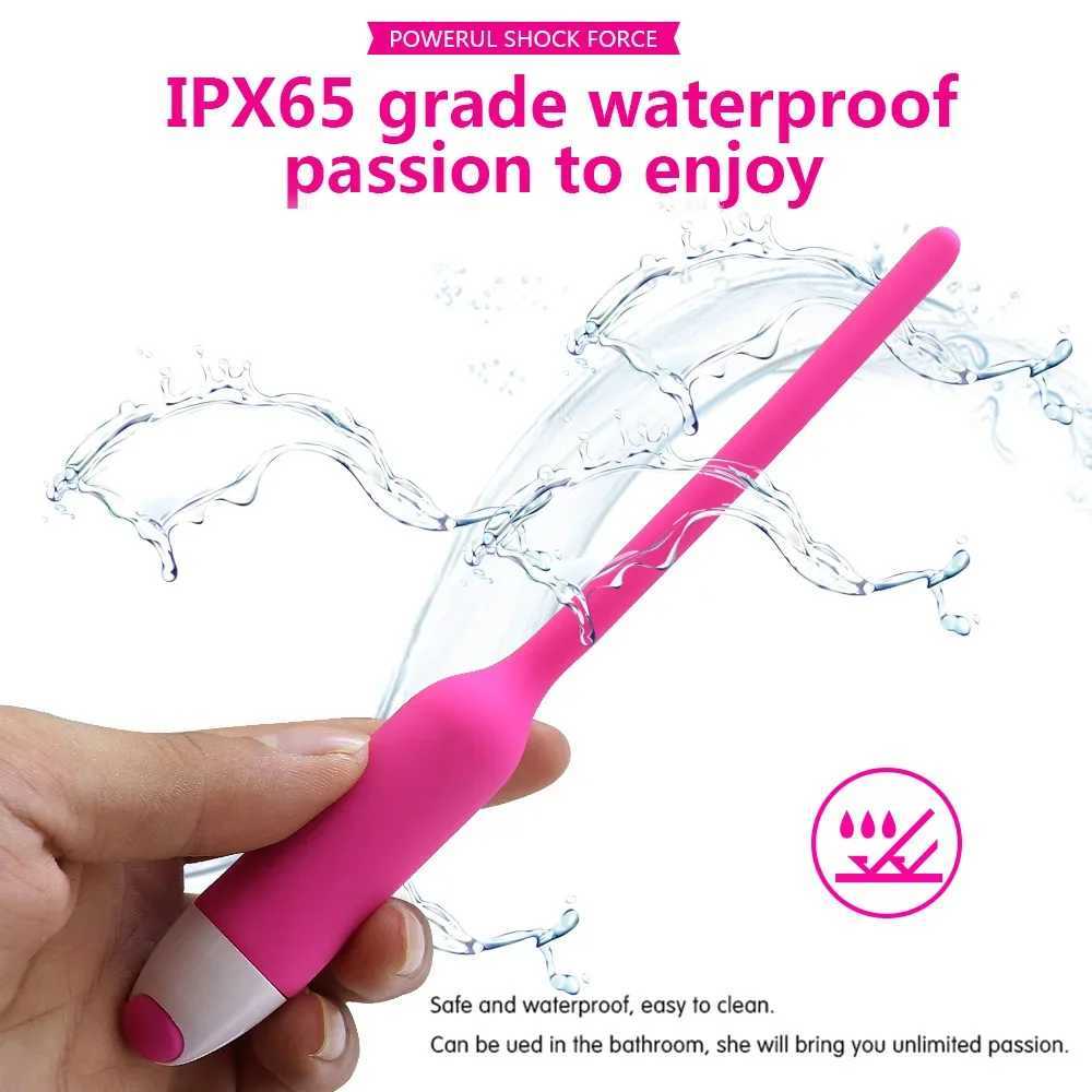 Urethral Vibrator Catheter Penis Plug Vibrating Urethral Plug Penis Insertion Urethra Sound Dilator Sex Toys for Men AdultsXJ250311