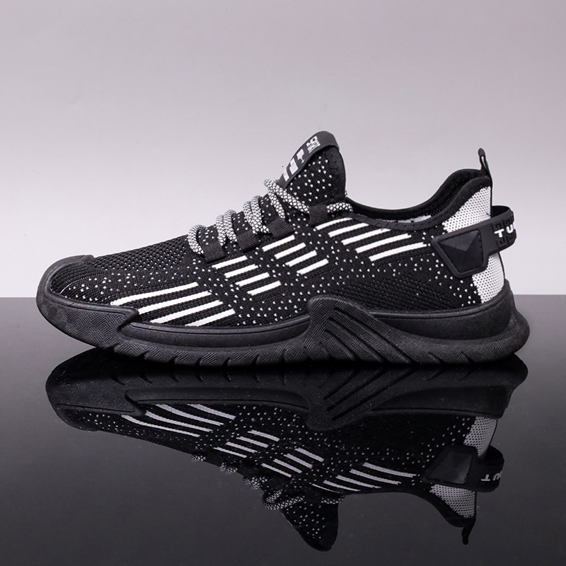 2025 Internet Celebrity Men's Sneakers Real Flying Woven Mesh Casual Shoes Ultra Light Breathable Running Shoes Outdoor Trend Versatile