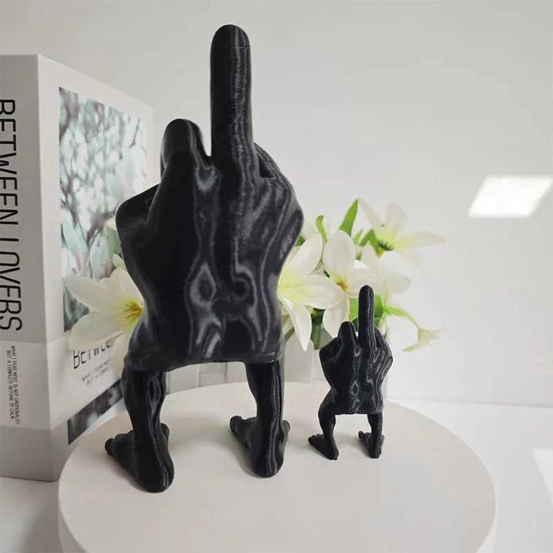 3d Printed Middle Finger Funny Gifts Desktop Decorations Figure Refers To Funny Office Desk Ornaments Funny Toys 7.5x3.5x3cmT250310