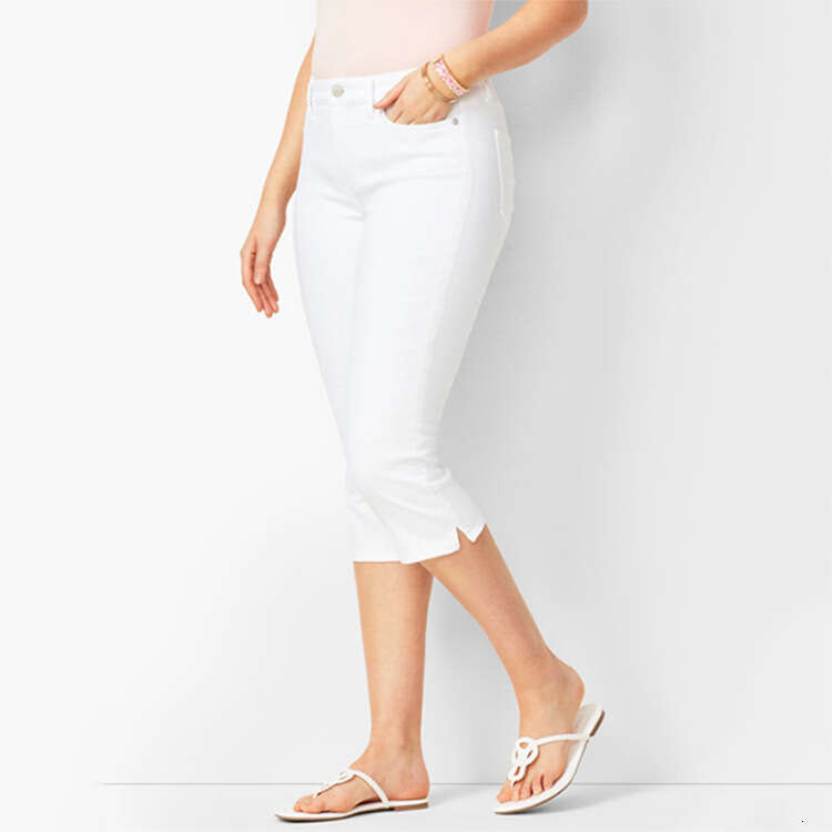 Selg European American jeans, slimming denim 7-point women's pants, 2025 new style, chic and elegant clothing