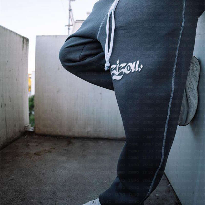 Autumn Fashion Brand Letter Print Reverse Line Sweater Y2K Hip Hop Street Wear Men's and Women's Pullover Top