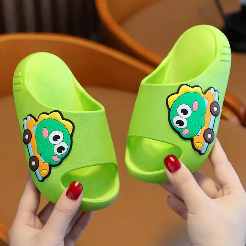 Children Slippers Summer out Indoor Bath Non-slip Slippers Soft Super Cute Cartoon Boys and Girls Sandals SlippersT250311