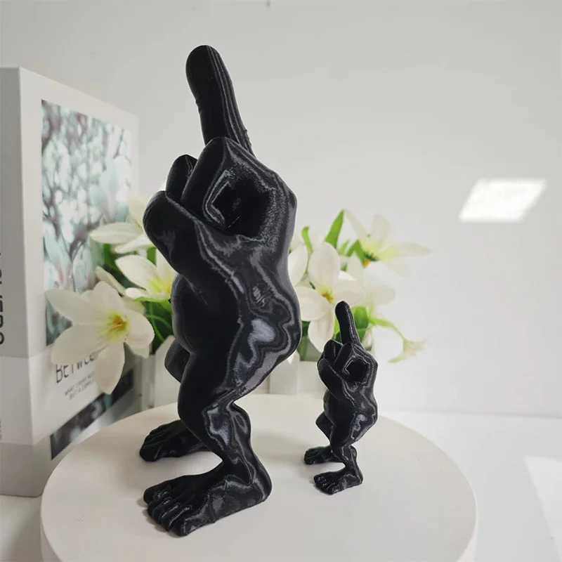 3d Printed Middle Finger Funny Gifts Desktop Decorations Figure Refers To Funny Office Desk Ornaments Funny Toys 7.5x3.5x3cmT250310