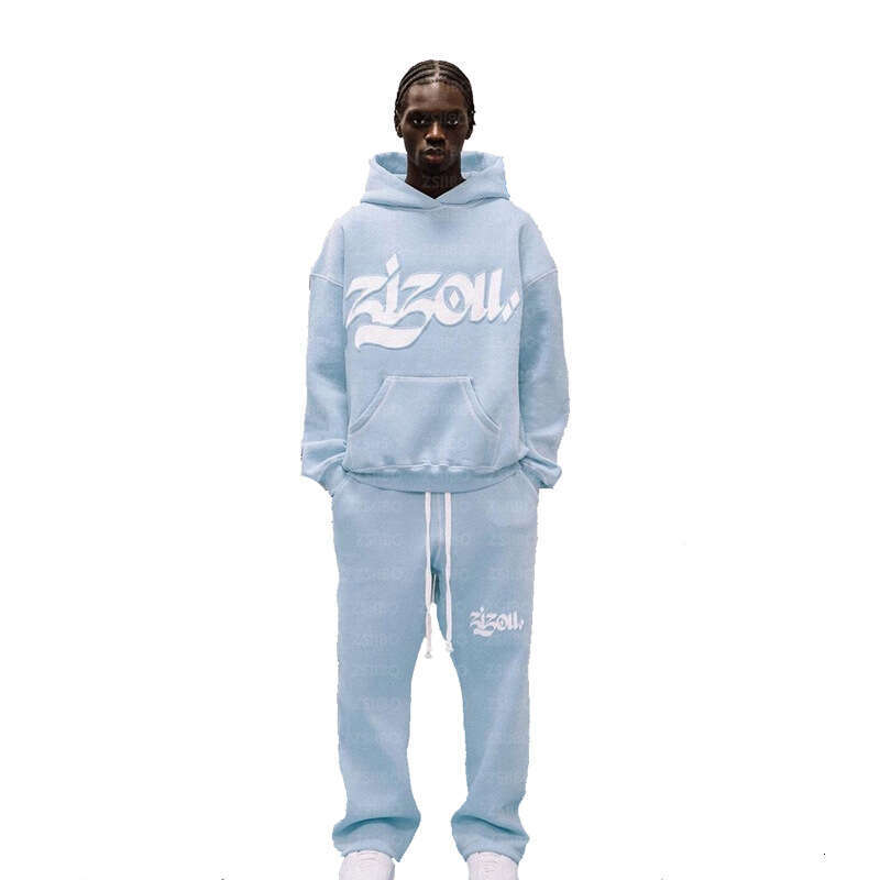 Autumn Fashion Brand Letter Print Reverse Line Sweater Y2K Hip Hop Street Wear Men's and Women's Pullover Top
