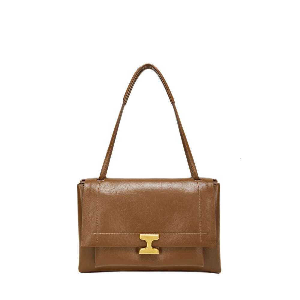 Women's Bags handbag Shoulder new oil women's fashionable and simple casual armpit commuting soft leather tote bag
