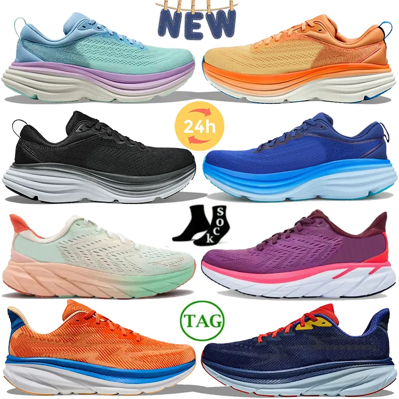 New Bondi 8 mens designer shoes Airy Blue Sunlit Ocean Chalk Violet Impala Mock Orange Goblin Blue one one summer song luxury men women casual sneakers ttrainers