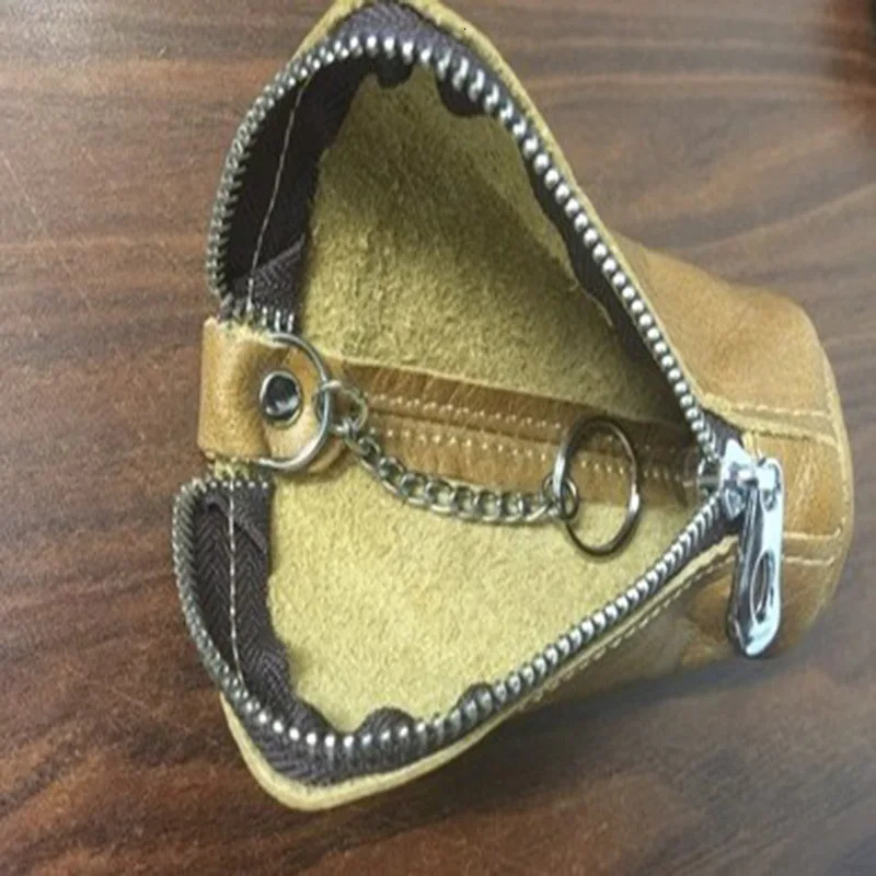 CICICUFF Men Key Bag Genuine Cow Leather Buckets Cases Pouch Zipper Keychain Auto Car Case Women Home Holder 250311
