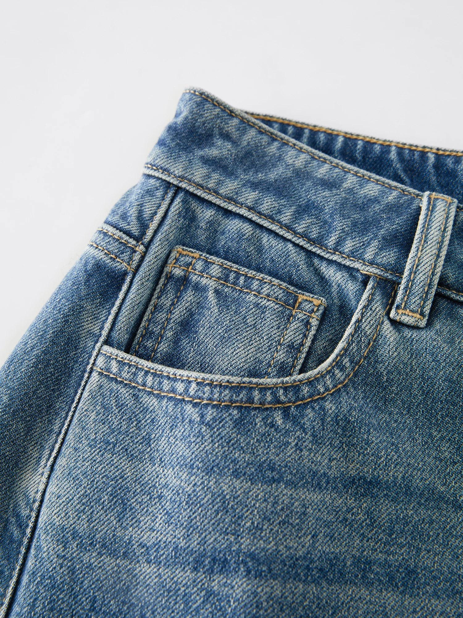 FSLE Womens Jeans Winter Thicken Retro Denim Blue Long Jean 100% Cotton Srtaight Female Thick Casual Full Length Pants 24FS14294 250311