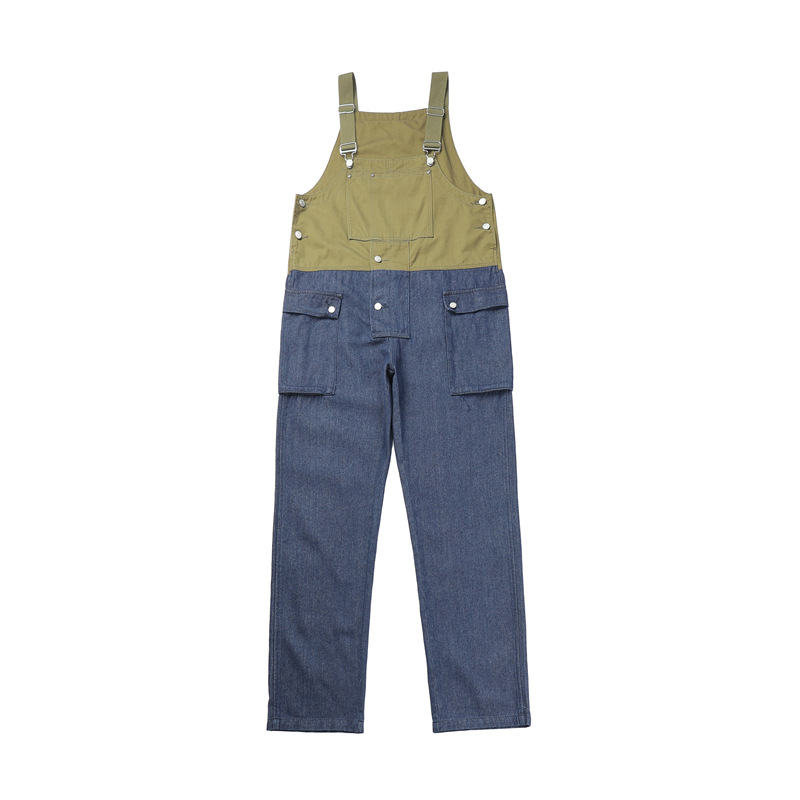 Men's Jeans Overalls Loose Fit Boyfriend Jean Jumpsuits Spring Autumn Streetwear Denim Bib Jumpsuit Male Long Rompers Pants S-5XL