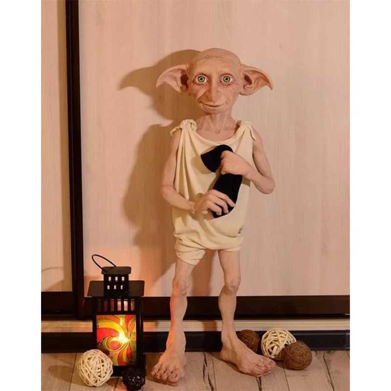 16cm Dobby Elf Action Anime Figure Abs Model Latex Mask Decoration Halloween movie role characters Gifts Favorite Toy Of BoysXJ250311