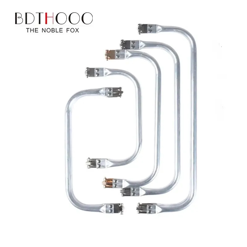 Silver 16cm 18cm 20cm 25cm 30cm 40cm Bag Frame For Purse Doctor Metal Aluminum Tube Handle Accessories Clutch Parts 250311