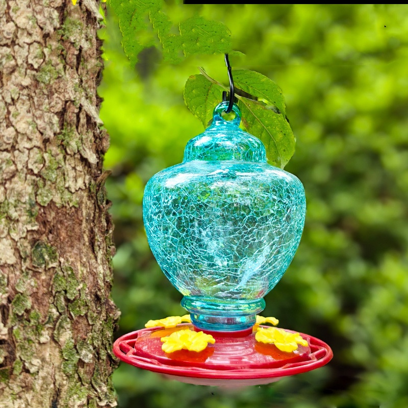 Bird feeders bird feeders outdoor feeders hanging courtyard garden glass models hummingbird water feeders