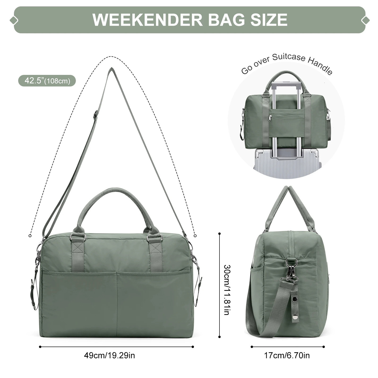 Woman Bags Tote Bag Waterproof Handbag Cross High Capacity Carry On Luggage Travel Weekender Overnight For Women 250311