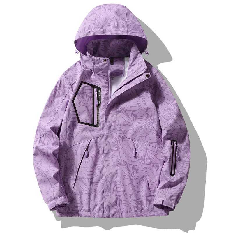 Spring and Autumn Mens and Womens New Style Jackets Thin Hooded Jackets Waterproof Outdoor Sports Mountaineering SuitsT250311