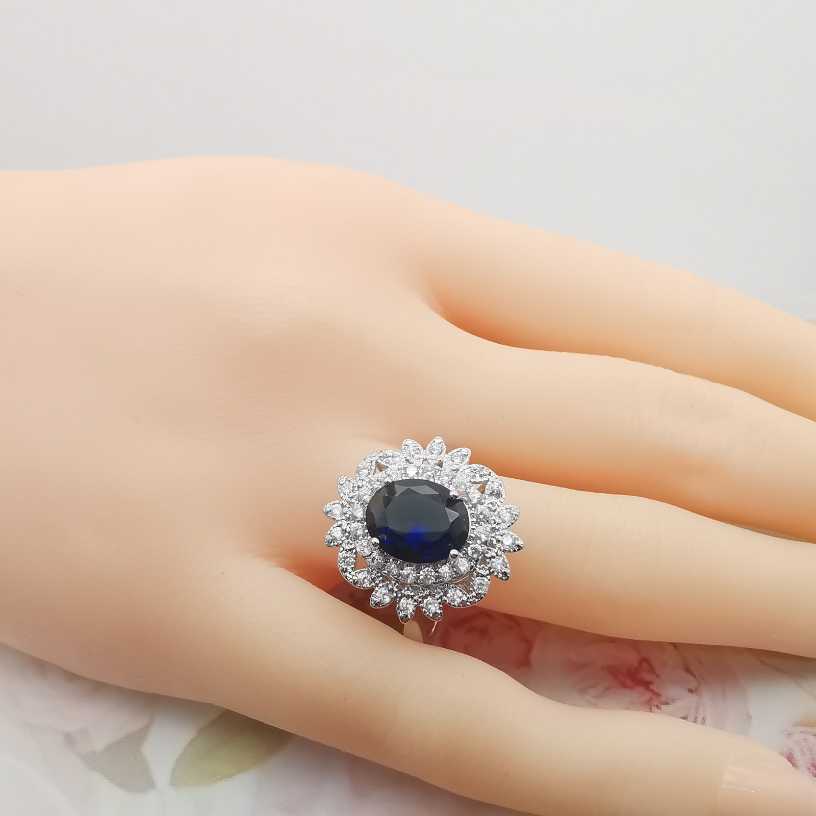 Jewelry Set Versatile Style Tanzanite Zircon Necklace Jewelry 201222