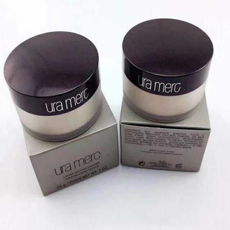 Good quality Translucent laura merci Loose Setting Powder Makeup 3 Colors 29g Professional Pouder Libre Fixante Brighten Concealer