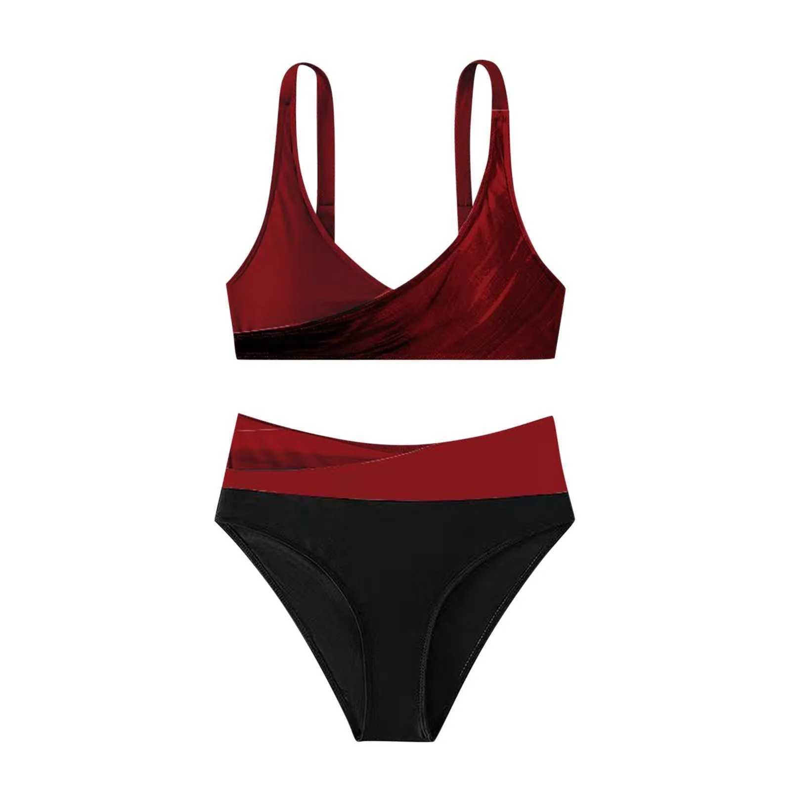 Prints Bathing Swimsuit Bikinis Set Womens High Waist Bottoms Bikini 2 Piece WomenS Swimsuit Bikini Woman 2024 Trend Push Up T250602