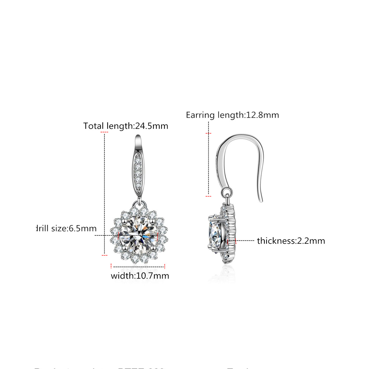 classic for women anti allergy sterling sier plated thicker gold dia hoop earrings designer jewelry woman valentines day gift