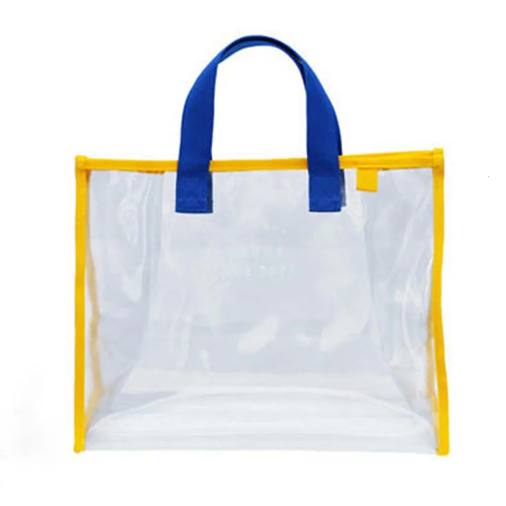 Shoulder Bags For Women Medium Size Summer Transparent Pvc Swimming Bag Outdoor Travel Beach Handbag Bolso Mujer R250311