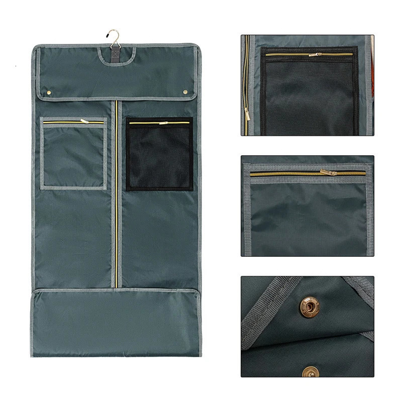 Foldable Luggage Bag Portable Travel Garment Bags Large Capacity Duffel Pack Expandable Clothes Storage Backpacks Shoulder 250311