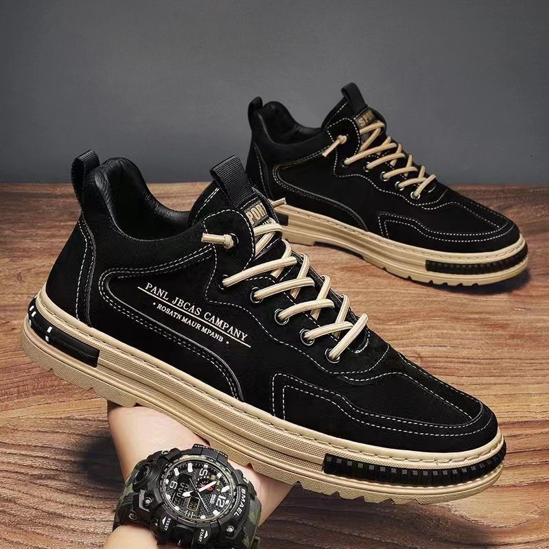Designer Men's Kinematic Breathable Anti Slip Waterproof Wear-resistant Casual Shoes Work Kitchen Labor Protection Outdoor Shoes Thick Soled Shoe