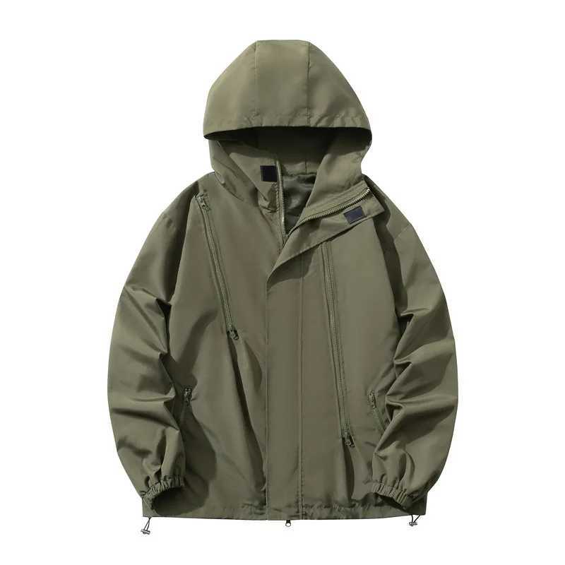 Autumn and Winter New Mens Casual Fashion Trend Fleece JacketT250311
