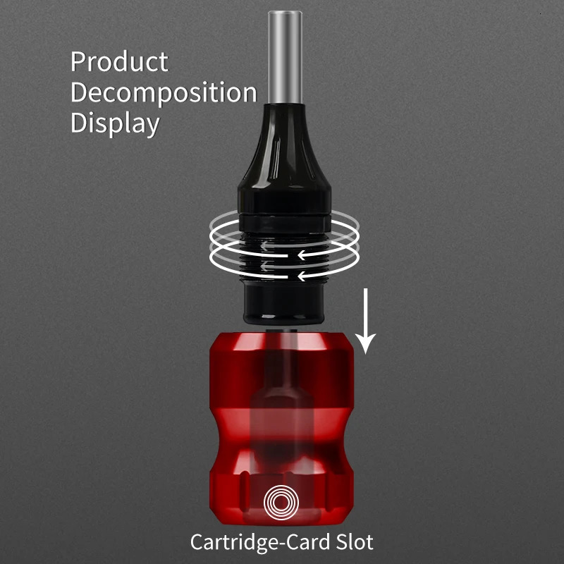 Aluminum Alloy Cartridge Tattoo Grips 32MM Adjustable Tattoo Tube for Cartridge Needle with Needles Bars 250306