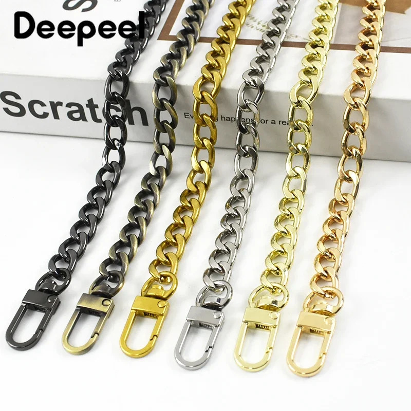 10mm Metal Bag Chains Replacement Purse Chain Handle Shoulder Crossbody Handbag Belts Straps DIY Bags Hardware Accessories 250311