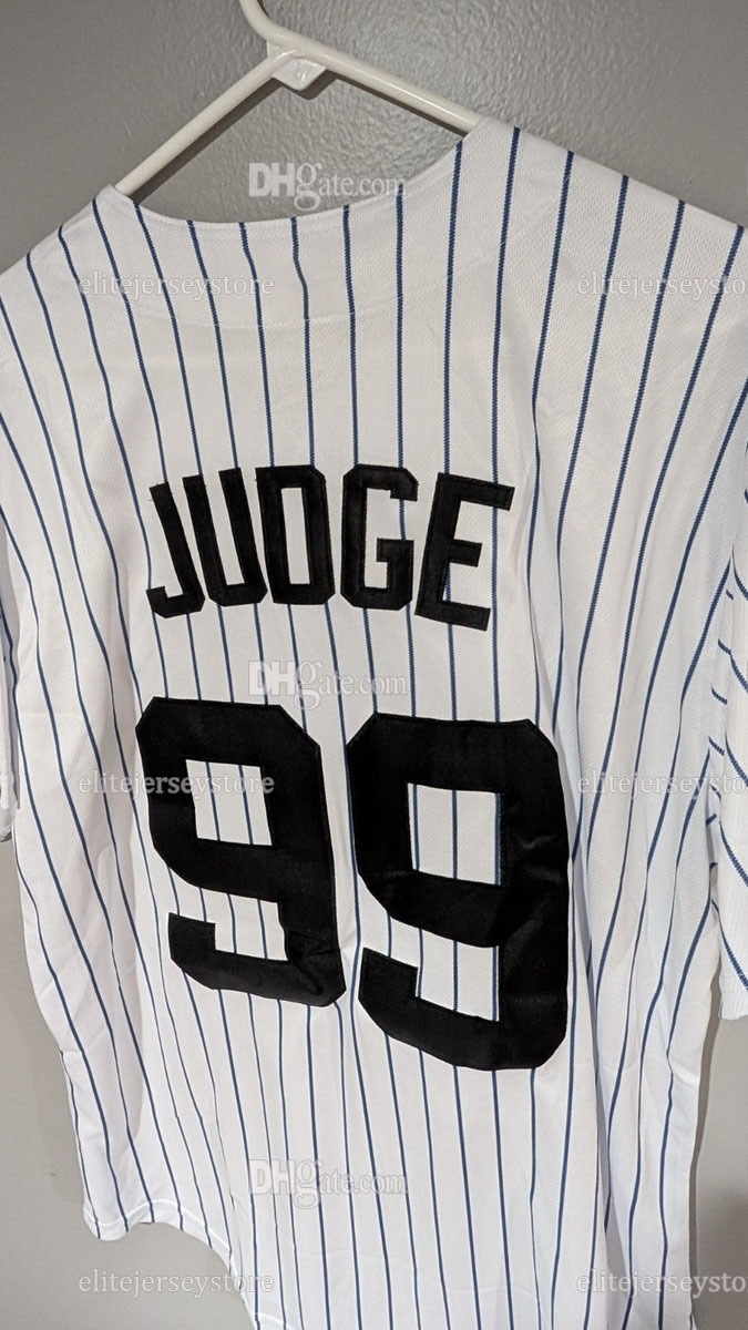 Personalized Custom Baseball Jersey 99 Aaron Judge Bellinger Austin Wells Volpe LeMahieu Wells Stroman Fried Cole Embroidered Letter Number Design