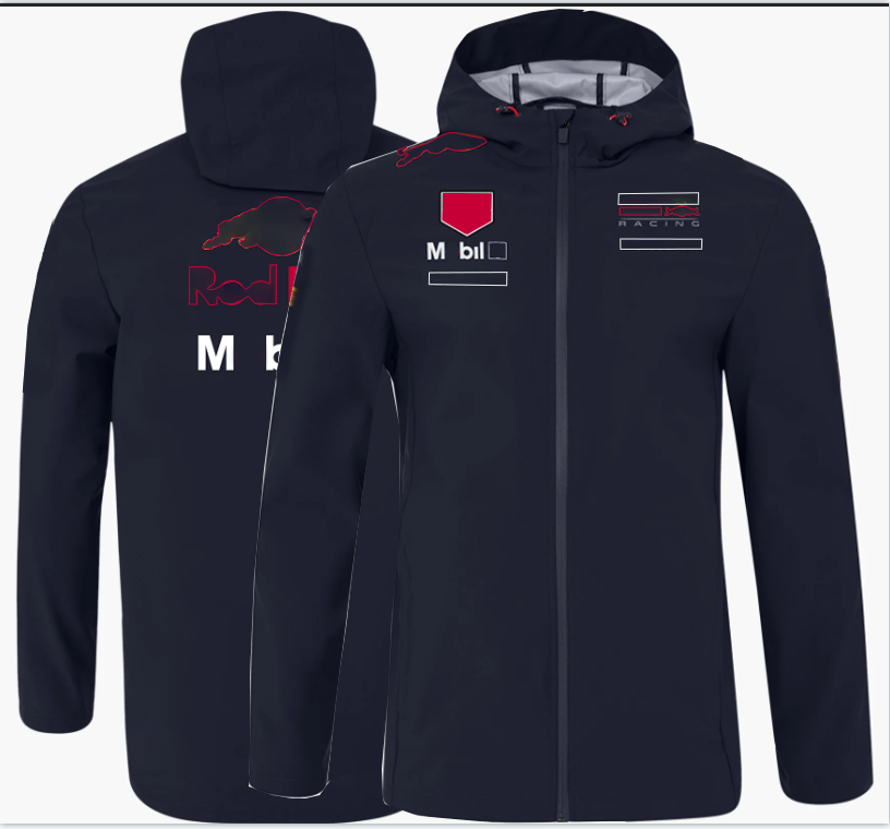 2025new Formula One racing polo suit Spring and Autumn team hoodie customization