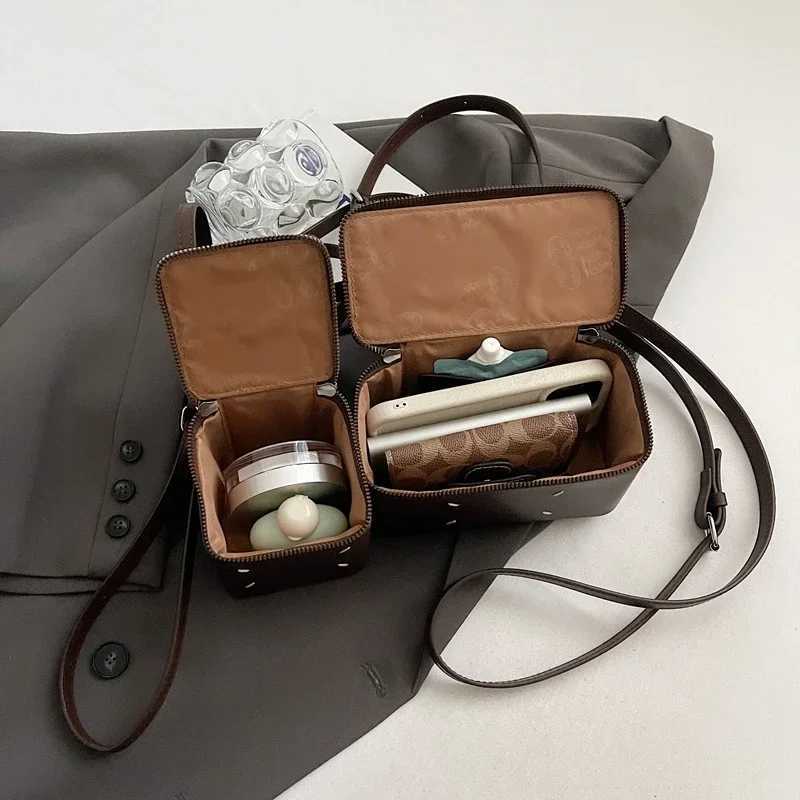 Fashion Solid Color PU Womens Shoulder Bag 2025 New Design Crossbody Bag Casual Box Handbag Bolsas De MujerC250311