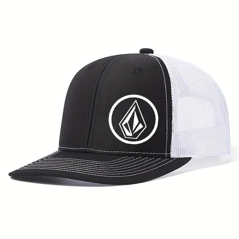 Simple symbol slightly curved printed baseball cap mens and womens outdoor sports events duck American truck driver hat tr 250311