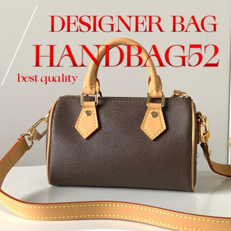 women tote luxury designer bag pillow bag crossbody bag mini bag leather leisure Boston bag leisure handbag plaid print size 20cm portafoglio pochette uomo