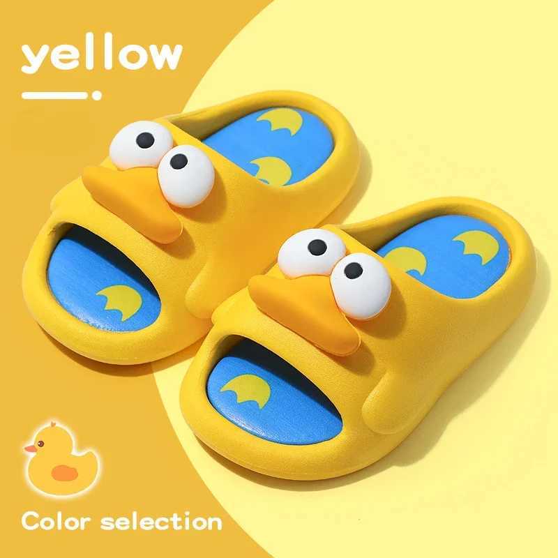 Childrens slippers summer boys shoes cartoon soft sole breathable cute comfortable baby flip-flops kids shoes for girlT250311