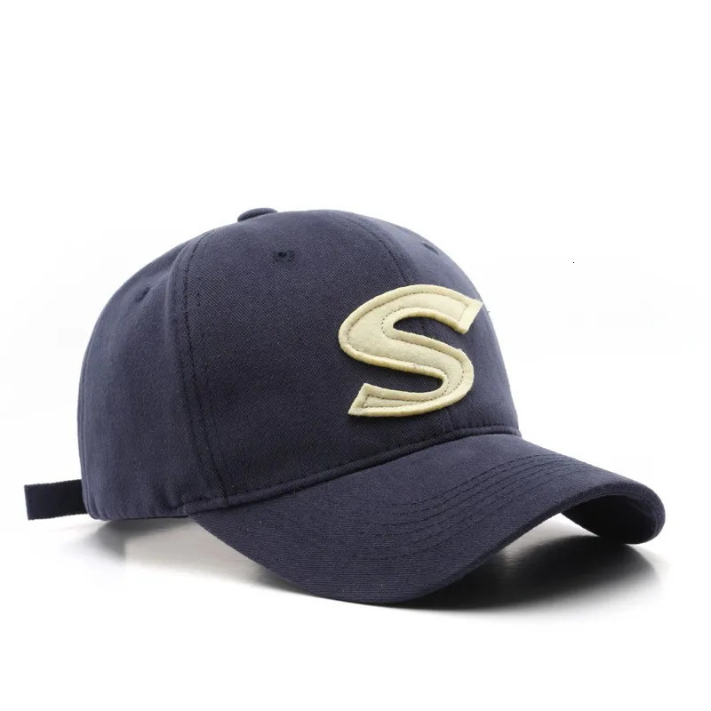 Letter Large S Baseball Hat Summer Fashion Outdoor Sun Visitor 250311