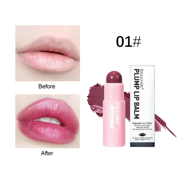 Ibcccndc Big Mouth Feng lipstick DuDu lip moisturizing fade lip lines elastic moisturizing 4 colors
