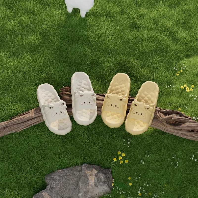 Women Cute Cartoon Sheep Summer Slippers Ladies Casual Lovely EVA Sandals Female Non-slip Home Indoor Outdoor House ShoesT250311