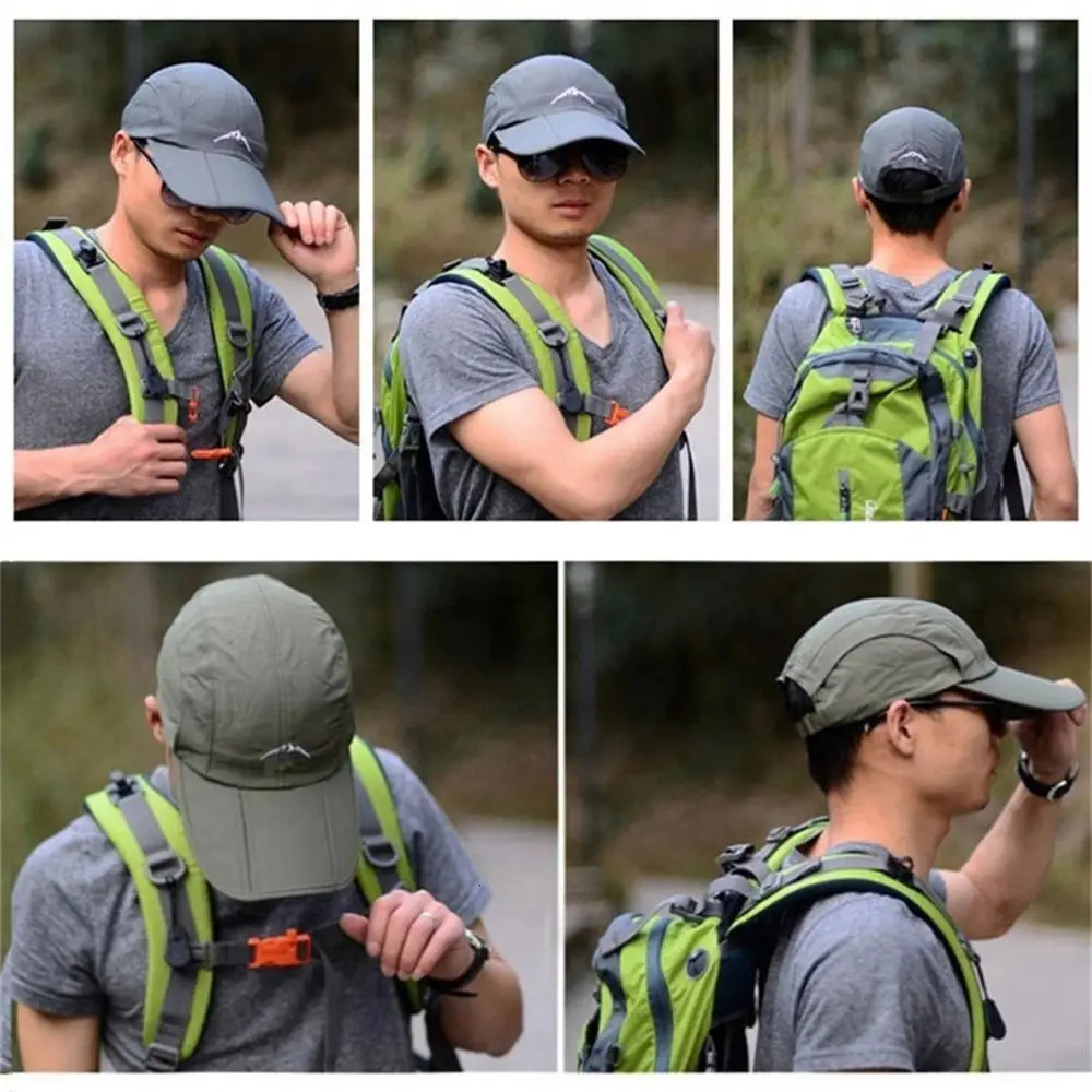 Foldable Outdoor Hat Waterproof Sport Cap Baseball Hiking Mountaineering 250311