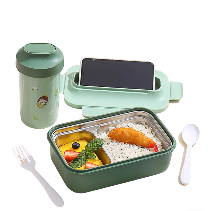 Portion-Control Solution: Spacious Two-Level Stacking Food Storage Boxes Made of Non-Toxic Materials