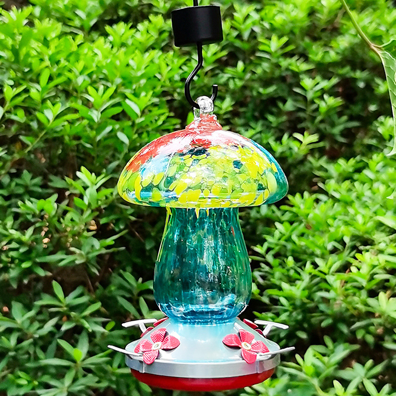 Bird feeders bird feeders outdoor feeders hanging courtyard garden glass models hummingbird water feeders