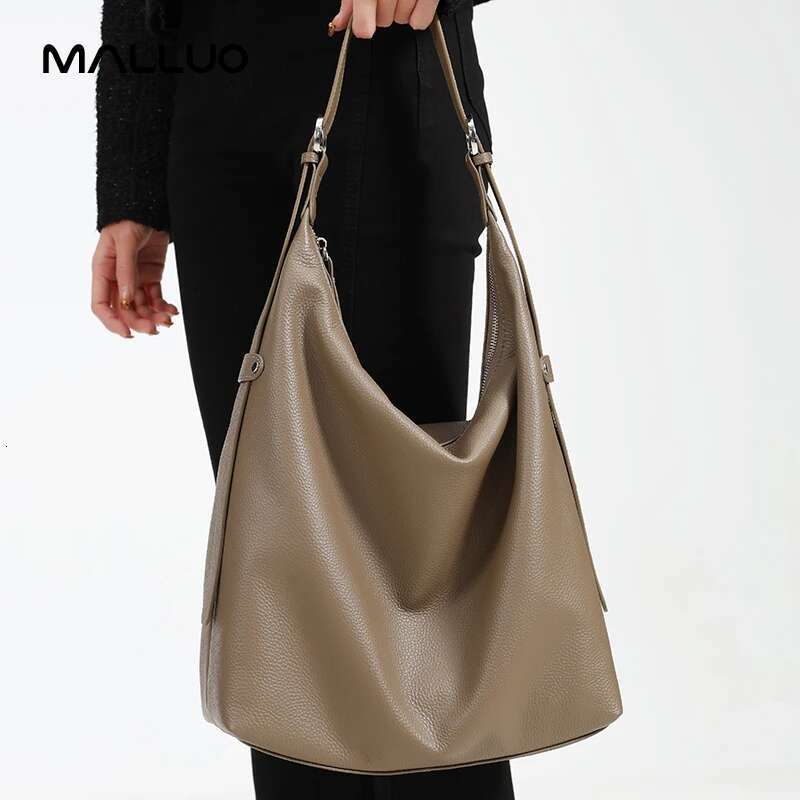 Women Cowhide Genuine Shoulder Bag Ladies Large Capacity Cow Leather Handbag Female Fashion Design Crossbody Bags