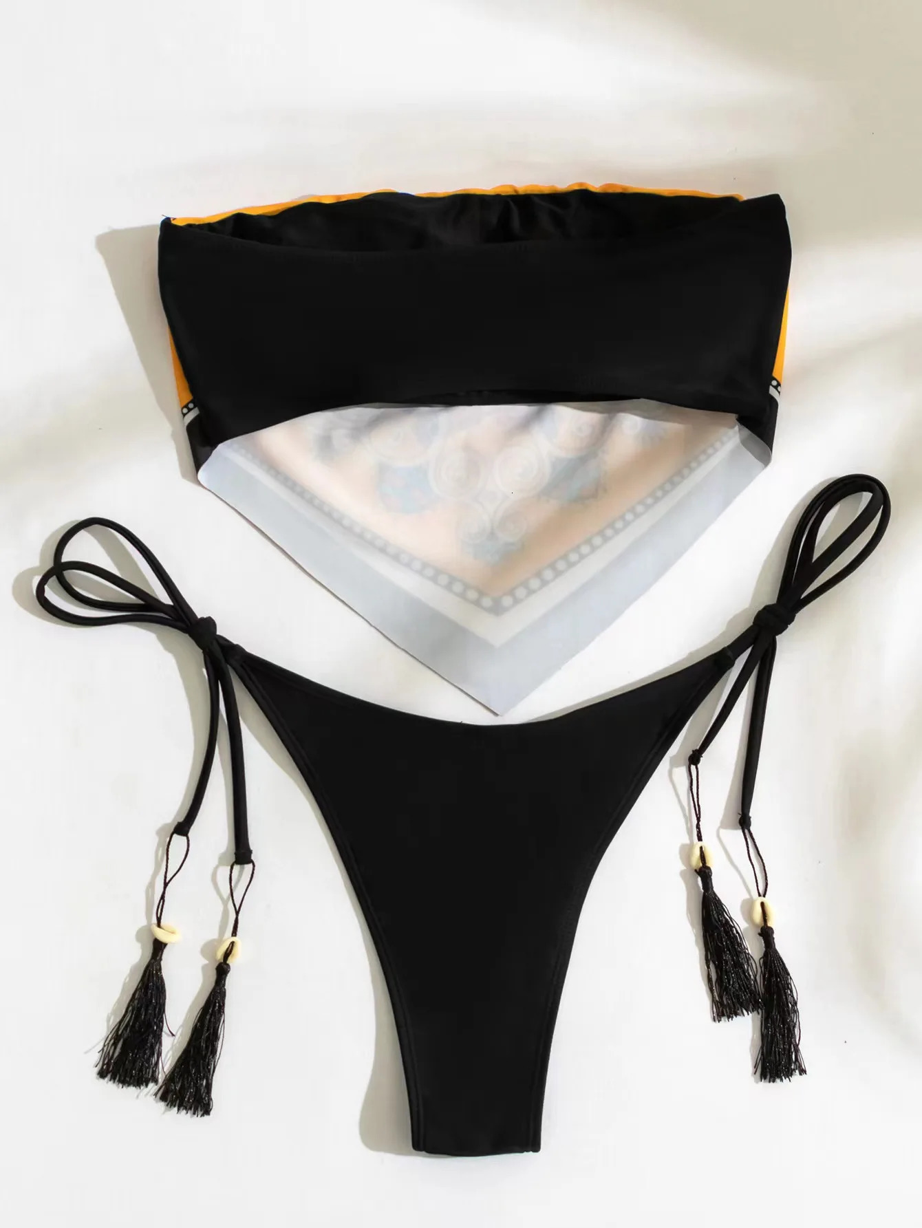 Sexy Bikini Women Print Brazilian Set Halter Backless Swimsuit Swim Wear Dot bikini female 250310
