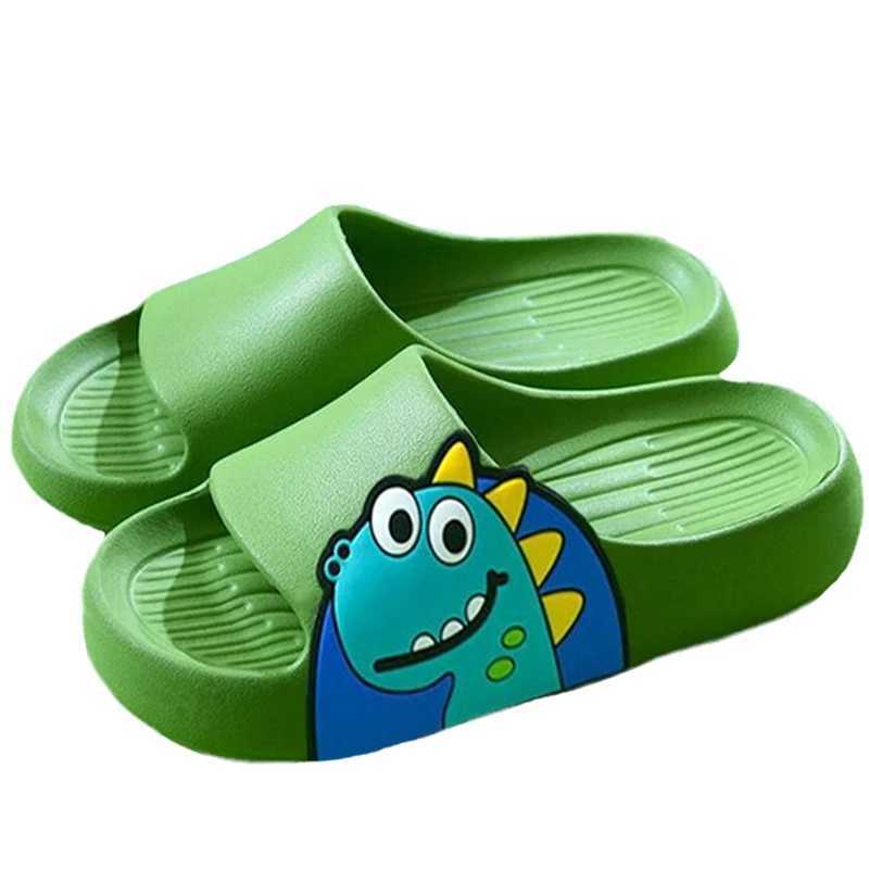 Cartoon children slippers summer soft sole anti slip indoor bathing anti fall girls and boys sandals and slippersT250311