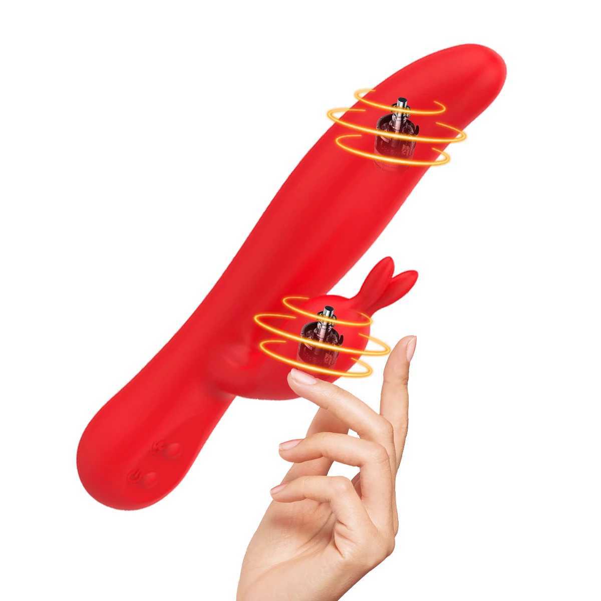 LINSEX Rabbit Tapping G-Spot Pattern Vibrator Suitable for Female Clitoral Stimulator Powerful 21 Mode Sex Toy Female AdultXJ250311