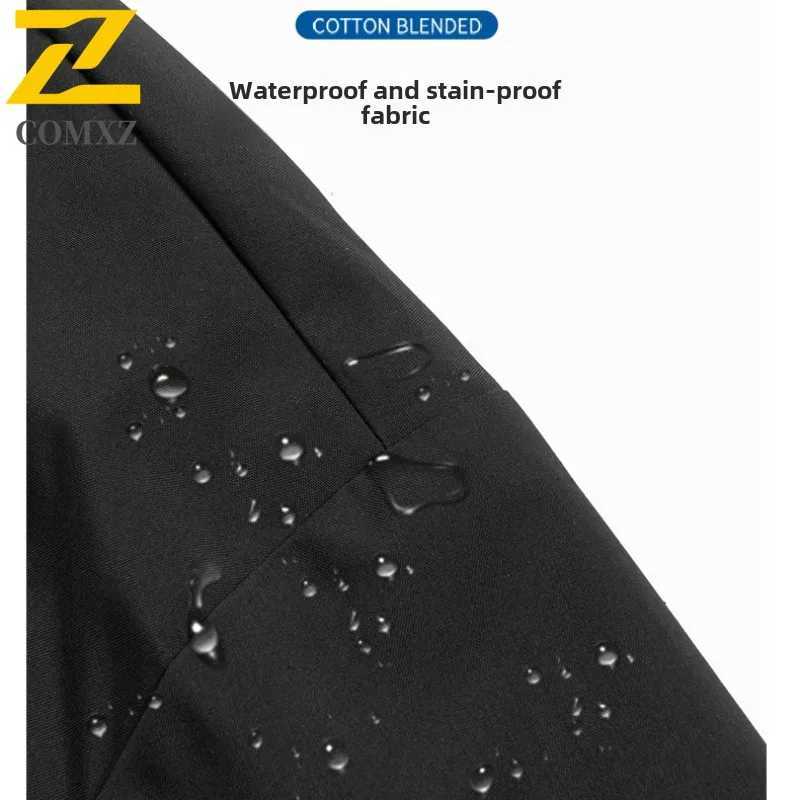 2025 New Full Zip Design Windbreaker Jacket Men Women Waterproof Jacket Male Autumn Casual Outdoor Camping Riding Hooded CoatT250311