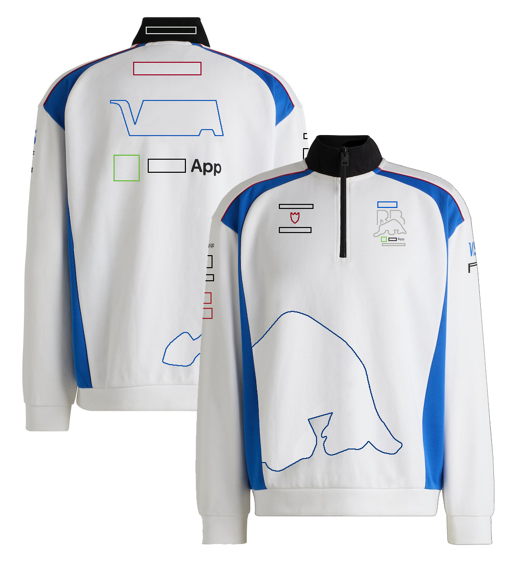 2025 New F1 Team Zip Up Formula 1 Racing Men's Jacket Hoodie Driver Zipper Sweat Men and Women Pullover Sweatshirt Custom free shipping