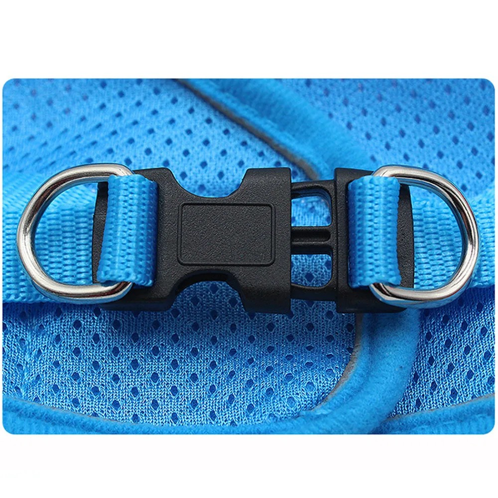 Cat and dog chest strap, reflective anti slip, easy to put on and take off, with traction rope, suitable for small and medium-sized pets